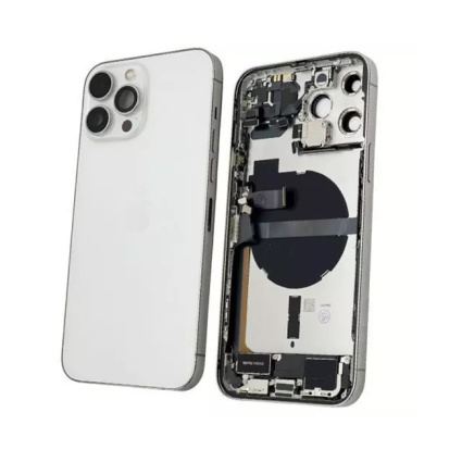 Back Housing Iphone 13 Pro Max with Parts Original Pulled , Grade A/ΑΒ - Silver
