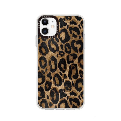 Leopard Silicone Case Camera Protection - iPhone 13 Pro Max - Καφέ